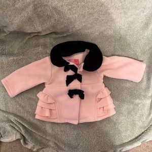 Goodlad baby girl pink fleece jacket. Size 6/9 months.